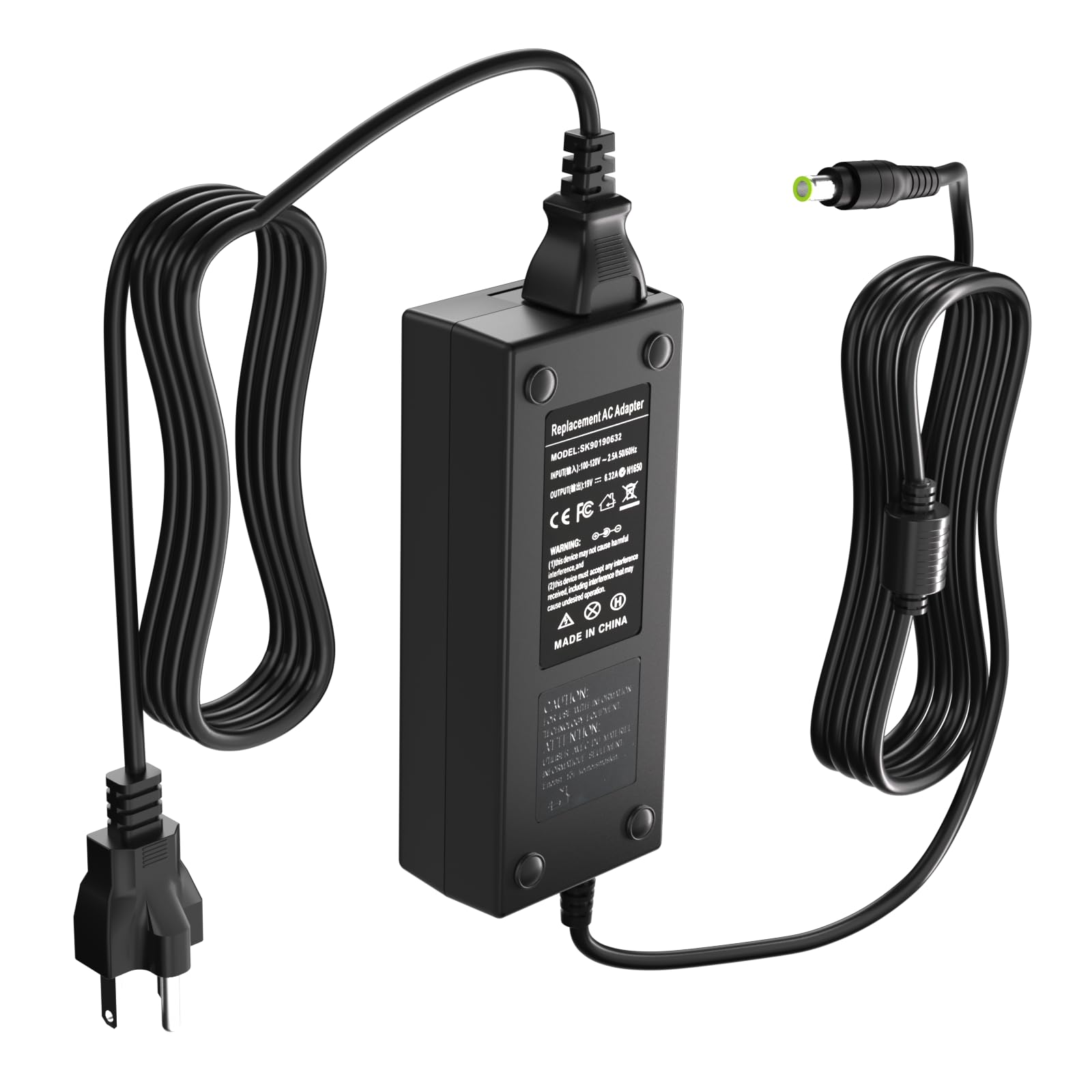 Onadrive 120W charger front view; reliable power for Inogen One portable concentrators.