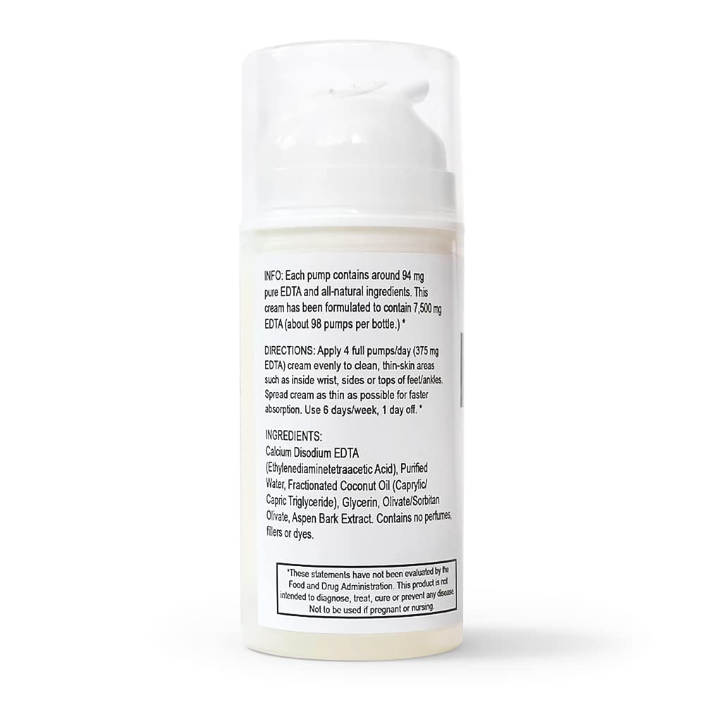 EZDtox Cream on inner wrist for gentle topical detox.