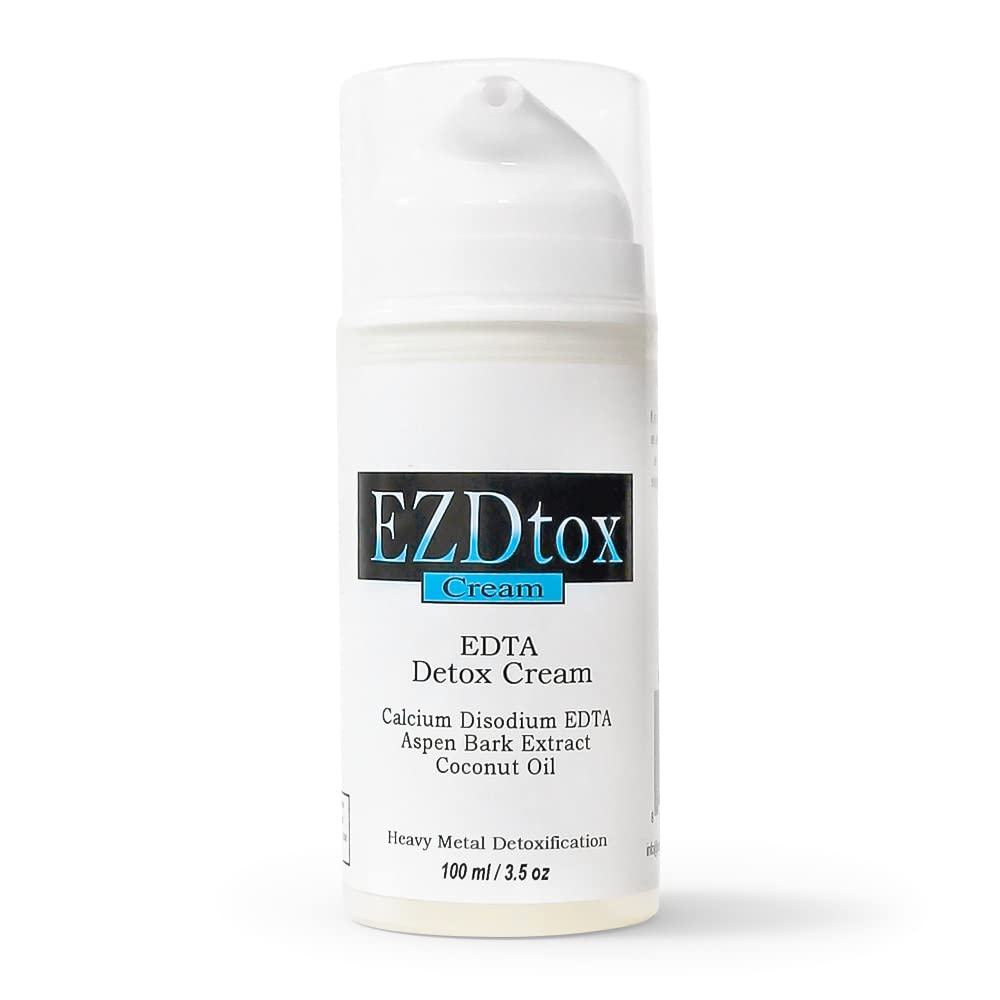 Ona's Natural EZDtox Cream pump bottle for precise daily dosing.