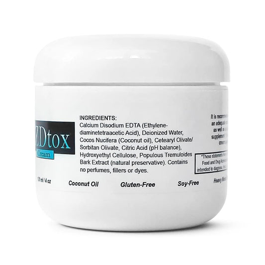 EZDtox cream pump dispenser demonstrates adjustable dosing for tailored detox.