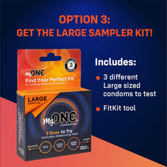 ONE 60F condom unwrapped shows ready-to-use convenience.