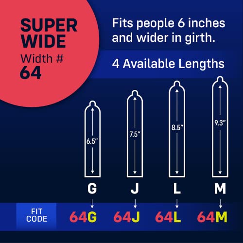 ONE 60F width options chart reveals nine sizes and lengths.