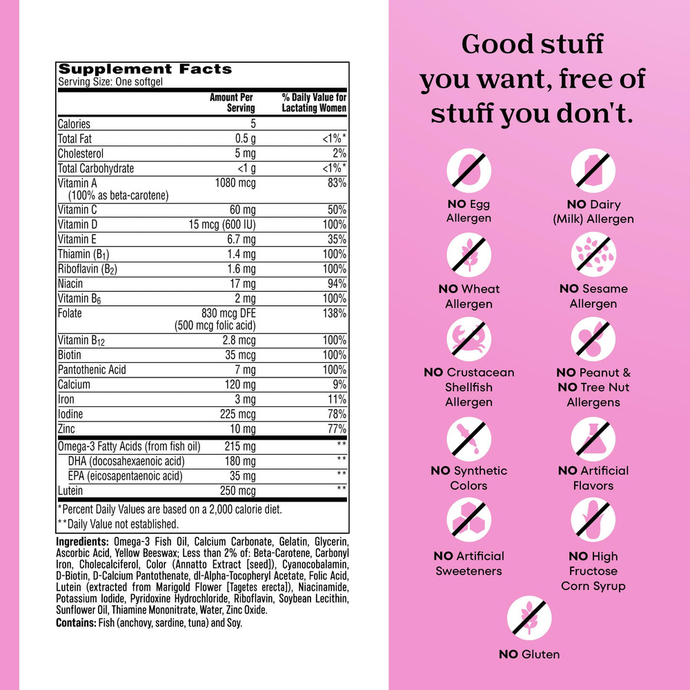 ONE A DAY Postnatal vitamins scene with daily intake in a kitchen