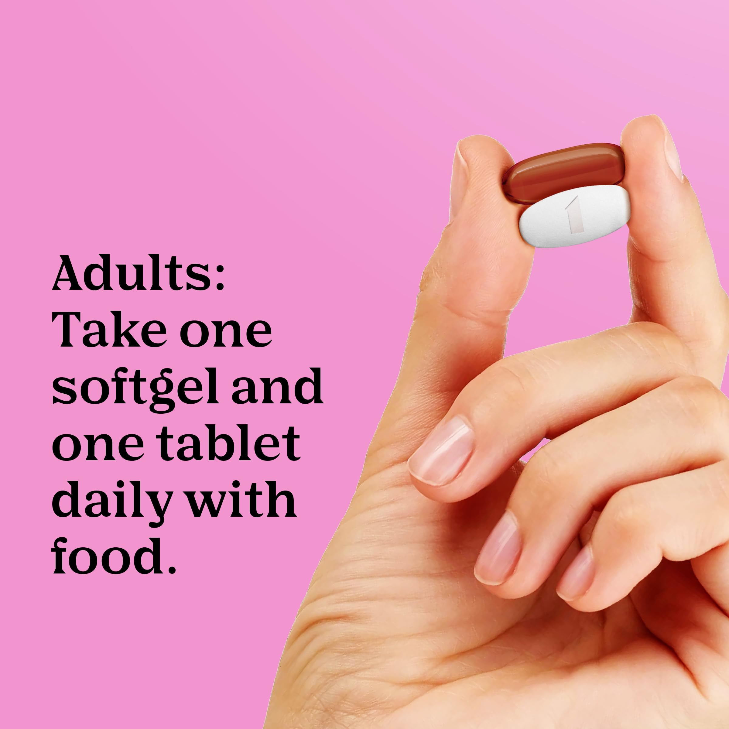 One A Day Prenatal Advanced softgel capsules for easy intake