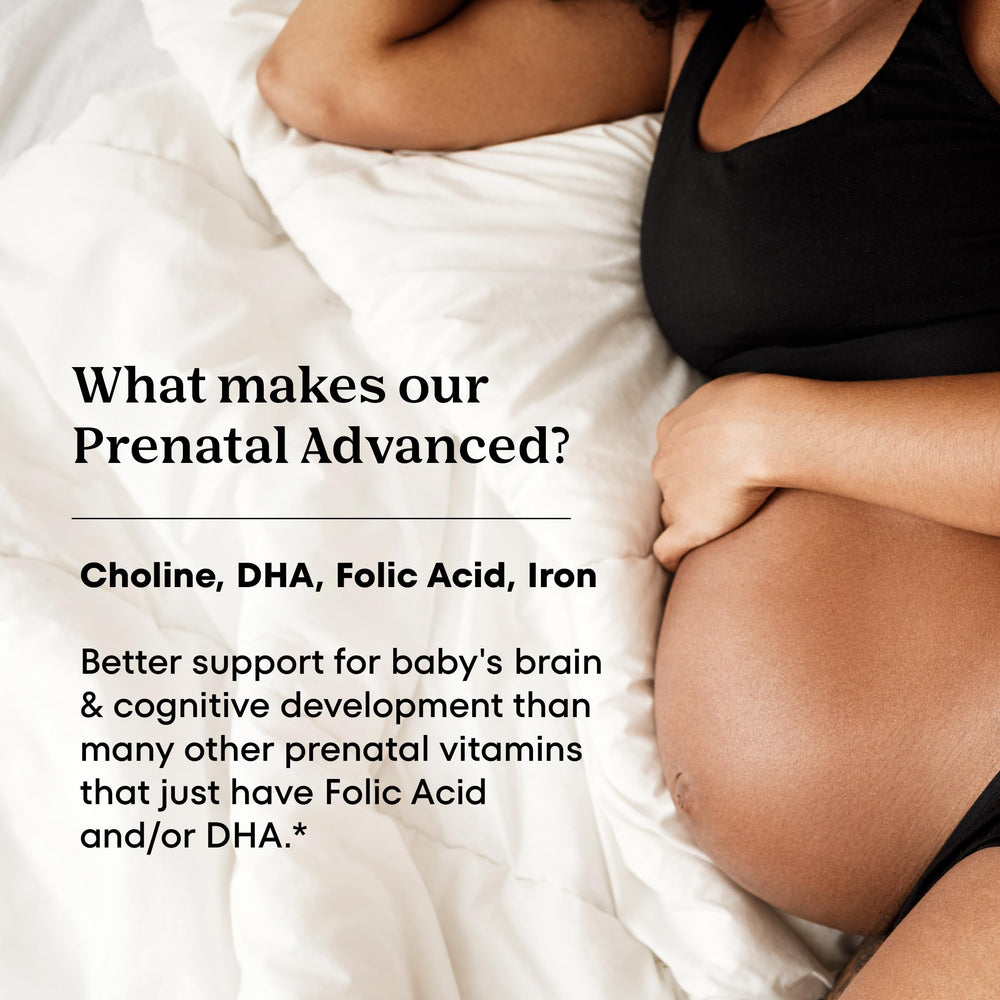 One A Day Prenatal Advanced tablets ready for daily dose