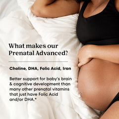 One A Day Prenatal Advanced tablets ready for daily dose