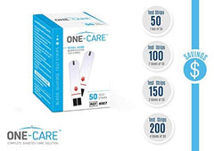 ONE-CARE strip requires only 0.5 µL of blood for a quick check.