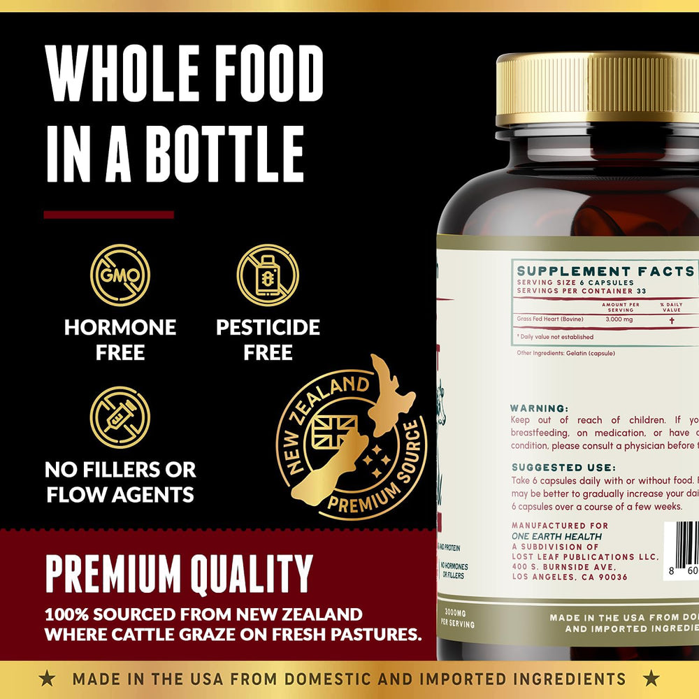 One Earth Health 200-count supplement bottle ready for routine use