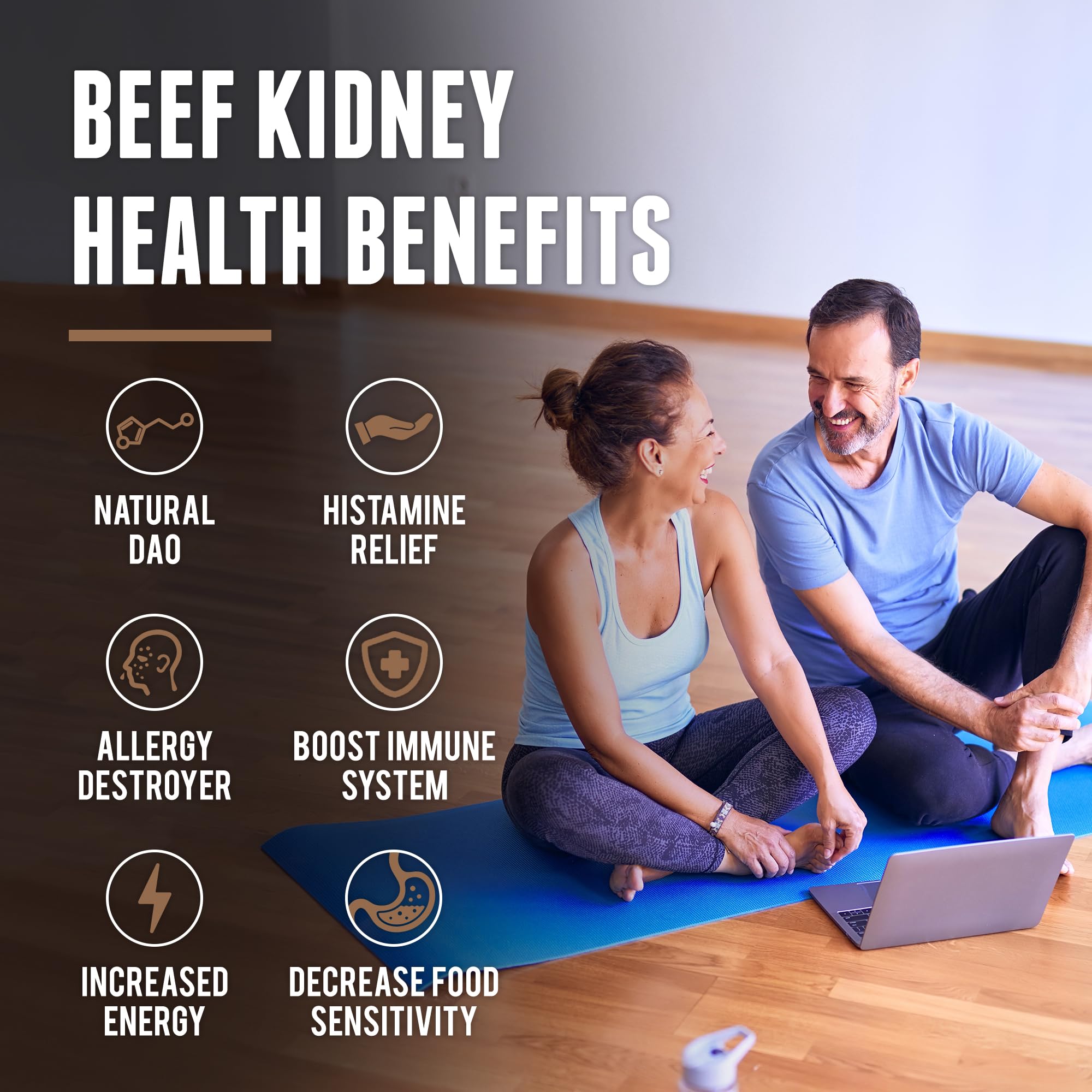 One Earth Health grass-fed beef kidney capsules for daily use