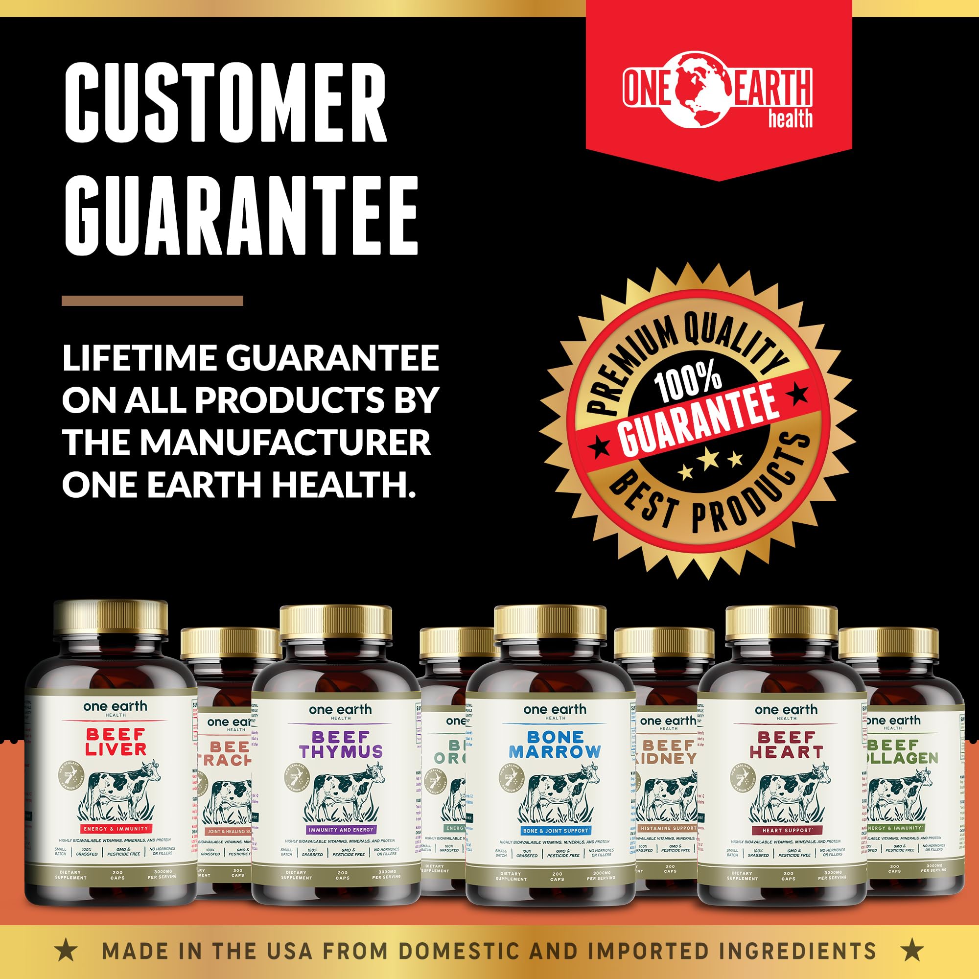 One Earth Health thymus dosage guide image — easy daily intake reference.