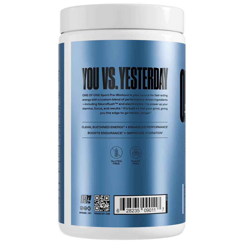 Scoop from ONE OF ONE Sport Pre-Workout showing precise dosing