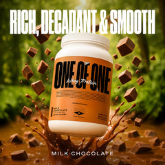 ONE OF ONE Whey protein low-carb label emphasizes a lean option