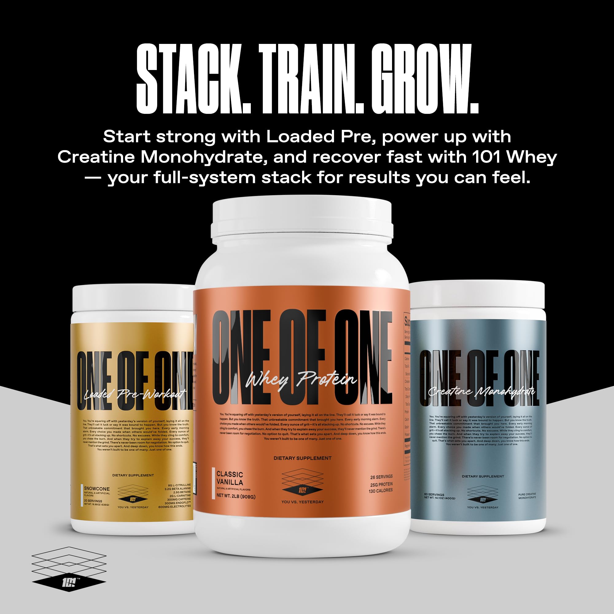 ONE OF ONE Whey with fruit shows versatile smoothie ideas.