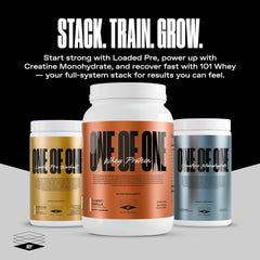 ONE OF ONE Whey with fruit shows versatile smoothie ideas.