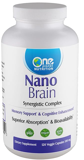 One Planet Nutrition Nano Brain bottle-front view for daily cognitive support