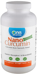 One Planet Nutrition Nano Curcumin bottle front for daily use.