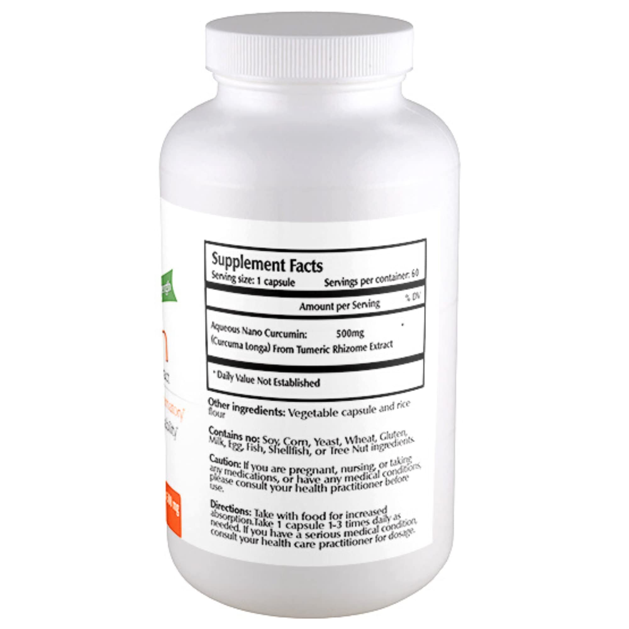 One Planet Nutrition Nano Curcumin capsules close-up, highlighting fast absorption for daily vitality.
