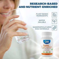 Serving concept for One Planet Nutrition Nano Curcumin in daily routine