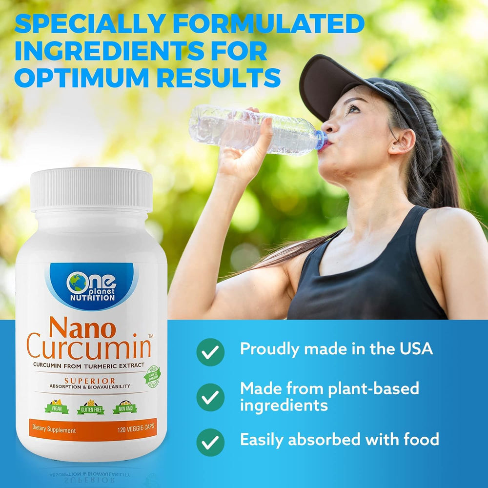 Close-up of nano-sized particles supporting absorption in Nano Curcumin