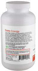One Planet Nutrition Nano Energy bottle label highlights nano-size nutrients and daily serving.