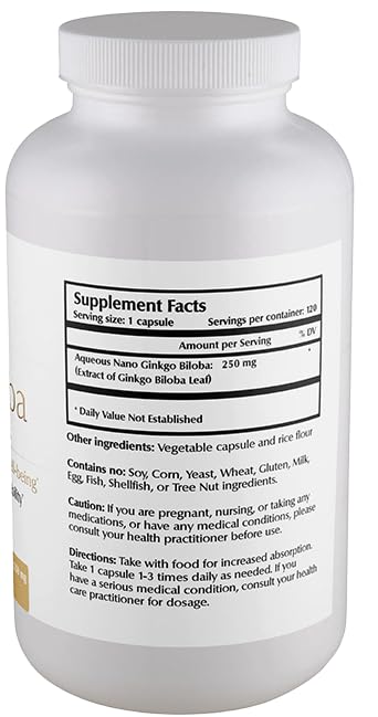 One Planet Nutrition Nano Ginkgo Biloba capsules for daily circulation support.