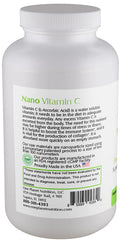 One Planet Nutrition Nano Vitamin C capsules closeup displaying nano-sized particles