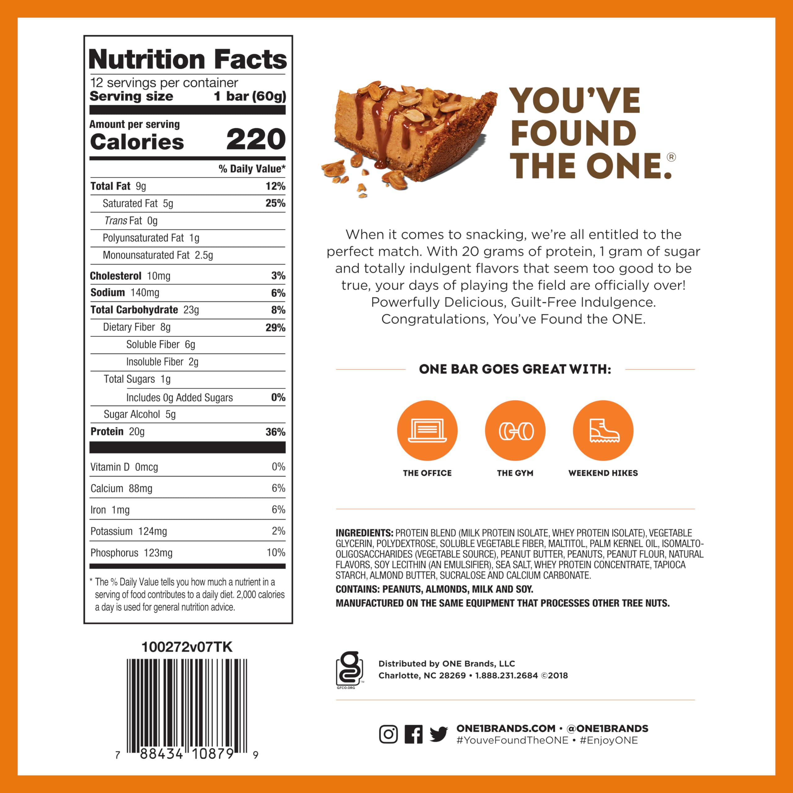 Pantry-ready ONE Protein Bars keep snacks within reach.
