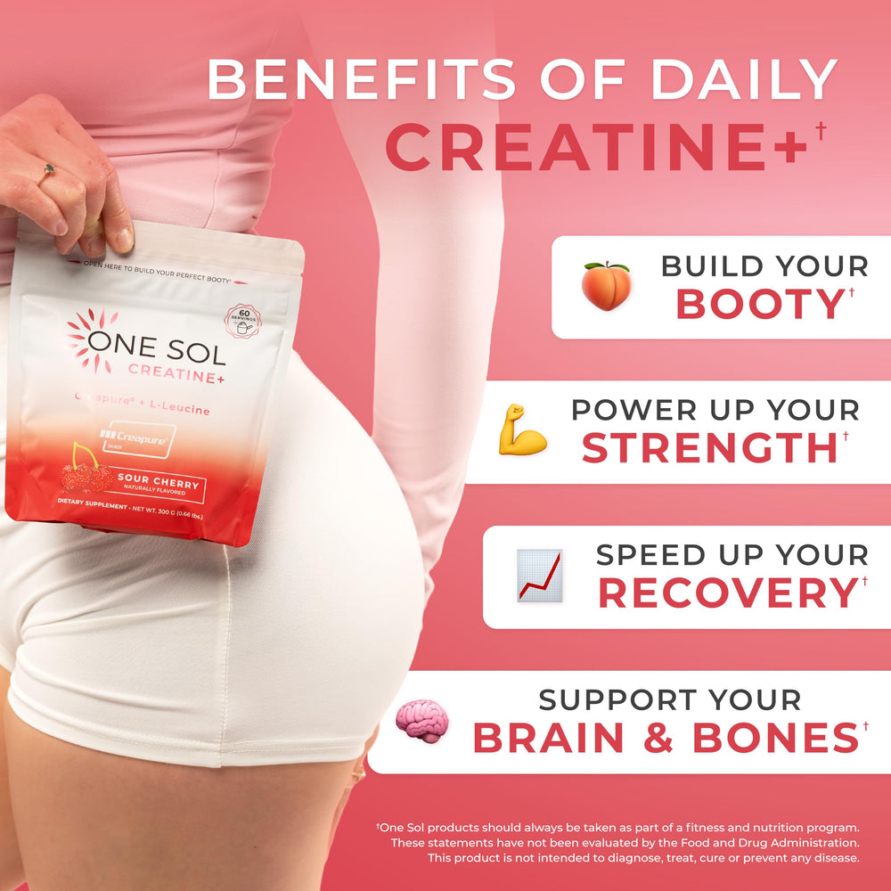Unflavored One Sol Creatine dissolving easily into any drink.