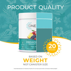 One Sol fruit punch flavor visuals suggest tasty energy support for workouts.