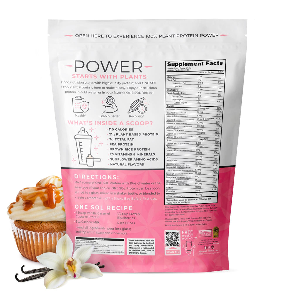 One Sol Lean Protein for workout recovery; supports lean muscle goals.