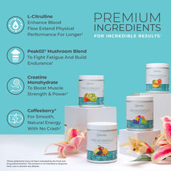 One Sol label close-up highlighting natural ingredients and vegan formula.