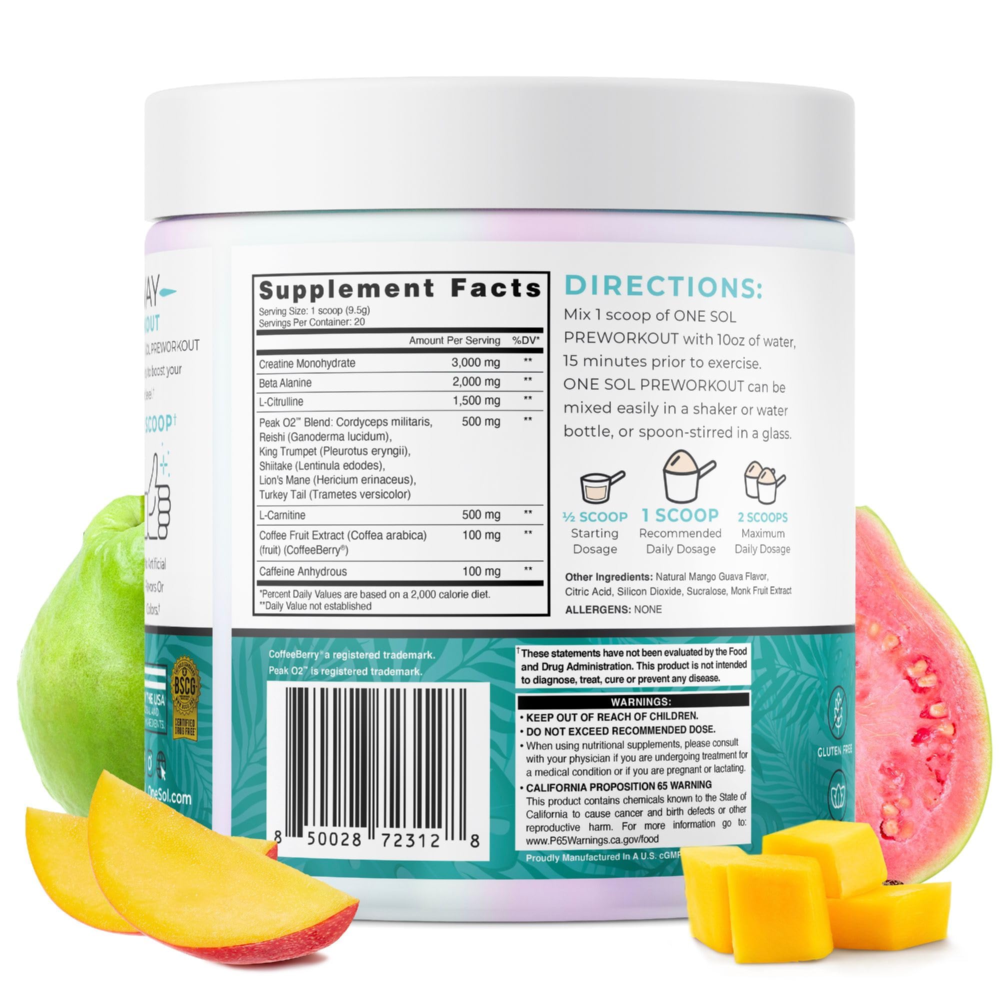 One Sol product on a workout table suggesting daily routine compatibility.