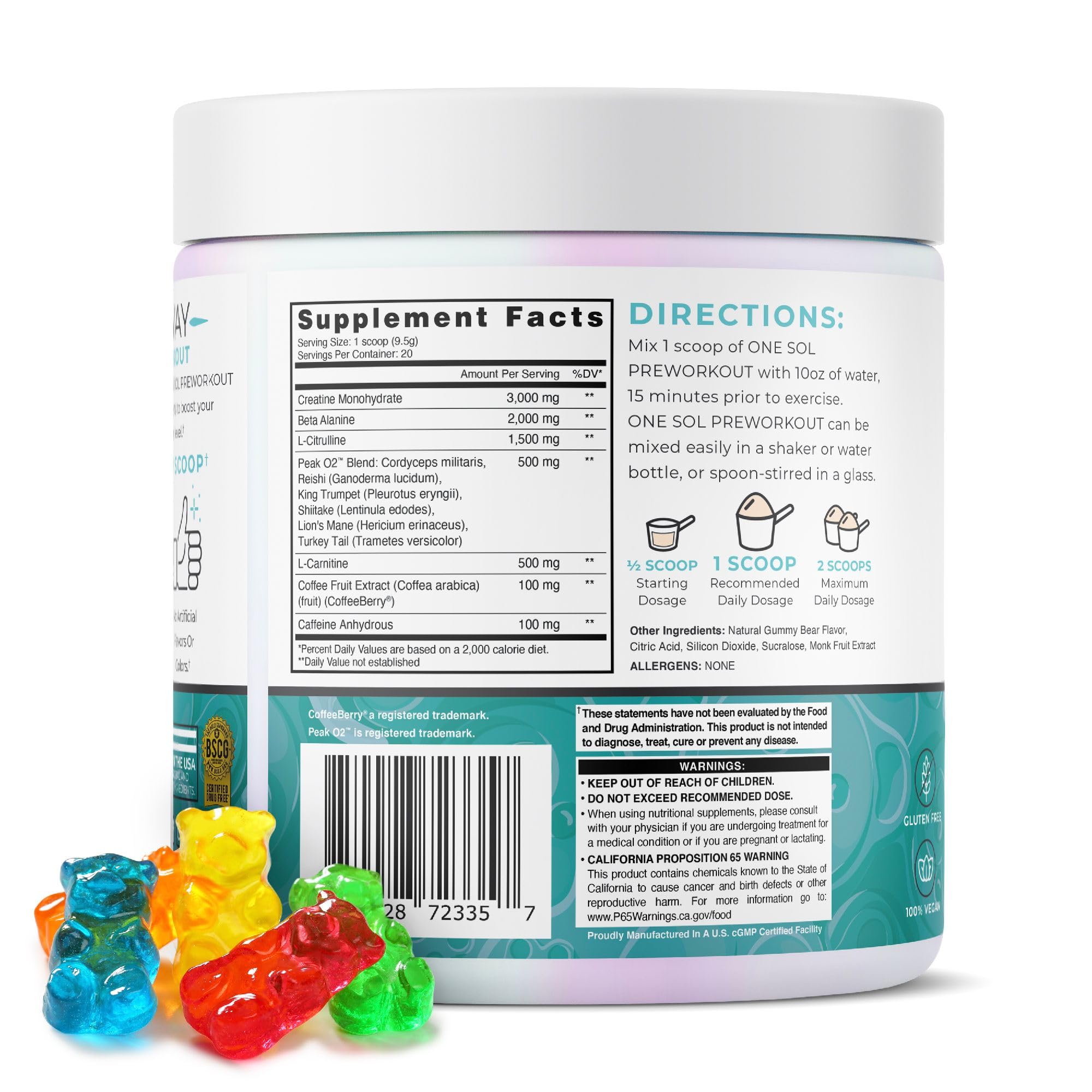 One Sol Pre-Workout post-workout-relax scene signaling recovery-friendly use.