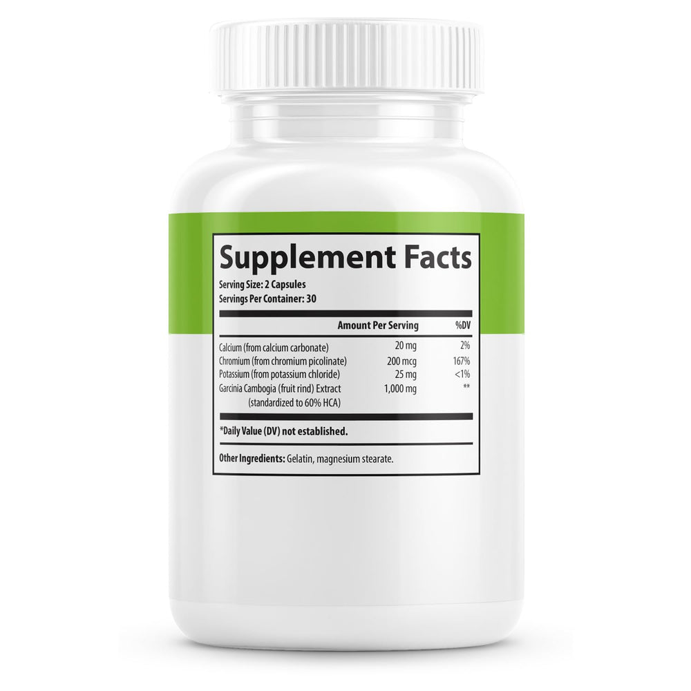 ONE8E Garcinia Cambogia ingredients—clean profile with allergen-conscious options.