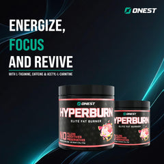 ONEST Hyperburn pouring into glass shows customizable serving size.