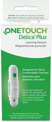 OneTouch Delica Plus 25 lancets pack for quick testing with reliable puncture.