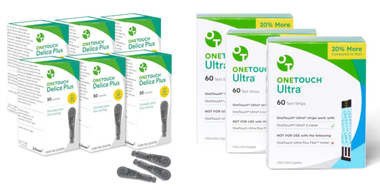 OneTouch Delica Plus lancets pack for smooth, near-painless finger-pricks.
