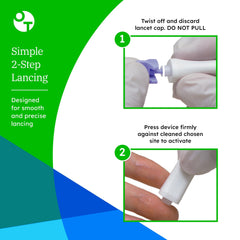 OneTouch Delica Safety 200-count pack for extended testing at home.