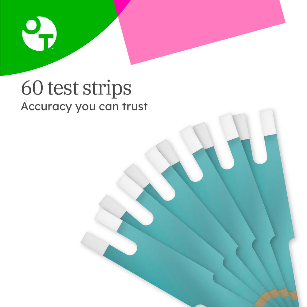 OneTouch Ultra Plus Flex meter display with results