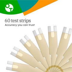 OneTouch Verio test strips 60-count for quick, reliable blood glucose readings.