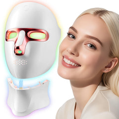 ONLUKY red light therapy mask face emitting 630 nm light for radiant skin