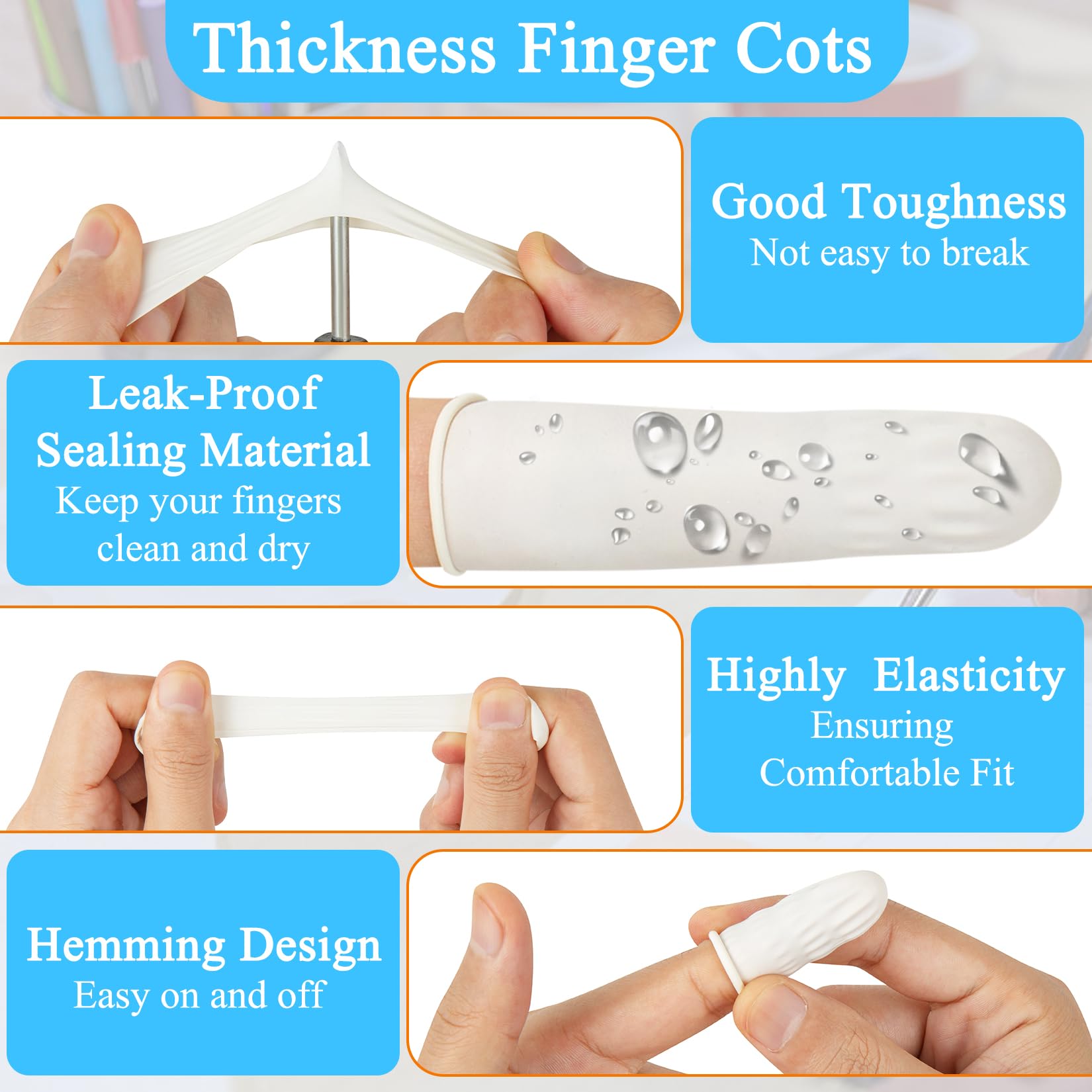 ONLYFU finger cots suitable for beauty care and crafts.