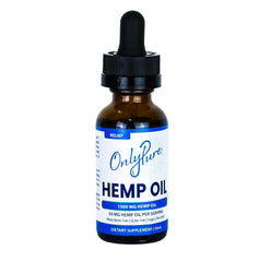 OnlyPure Relief hemp oil bottle for daily wellness support