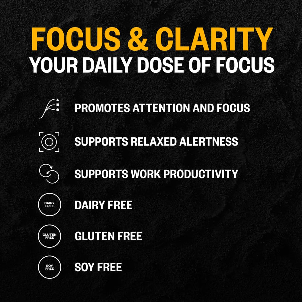 ONNIT Alpha Brain Black Label lions-mane mushroom pictured for memory and clarity.