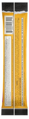Close-up of Alpha Brain Instant ingredients indicating L-Theanine and vitamins for mental clarity