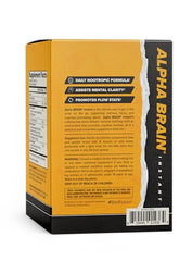 ONNIT Alpha Brain Instant prepared drink idea suggests a refreshing, caffeine-free option during study.