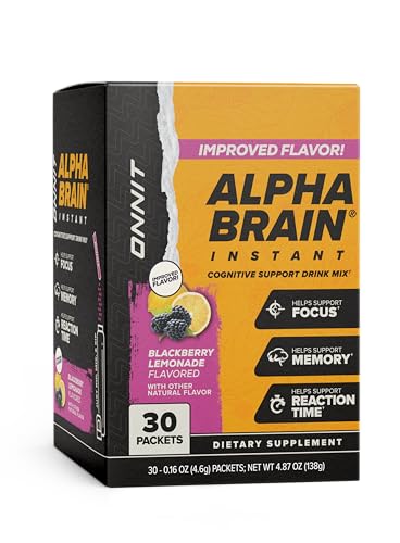 Hands preparing Alpha Brain Instant scoops for easy serving