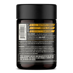 ONNIT Alpha Brain with L-Theanine and B6 for balanced support.