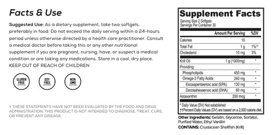 ONNIT Antarctic Krill Oil softgel pour demonstrates easy dosing