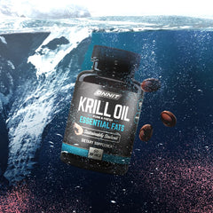 ONNIT Antarctic Krill Oil packaging emphasizing sustainability